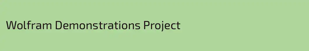 Wolfram Demonstrations Project
